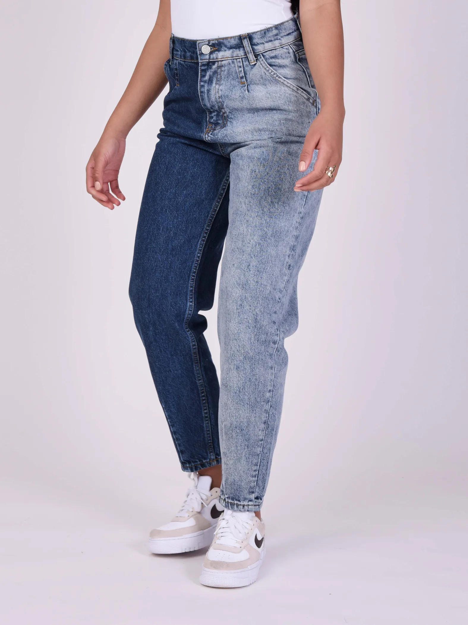 Jeans bicolor
