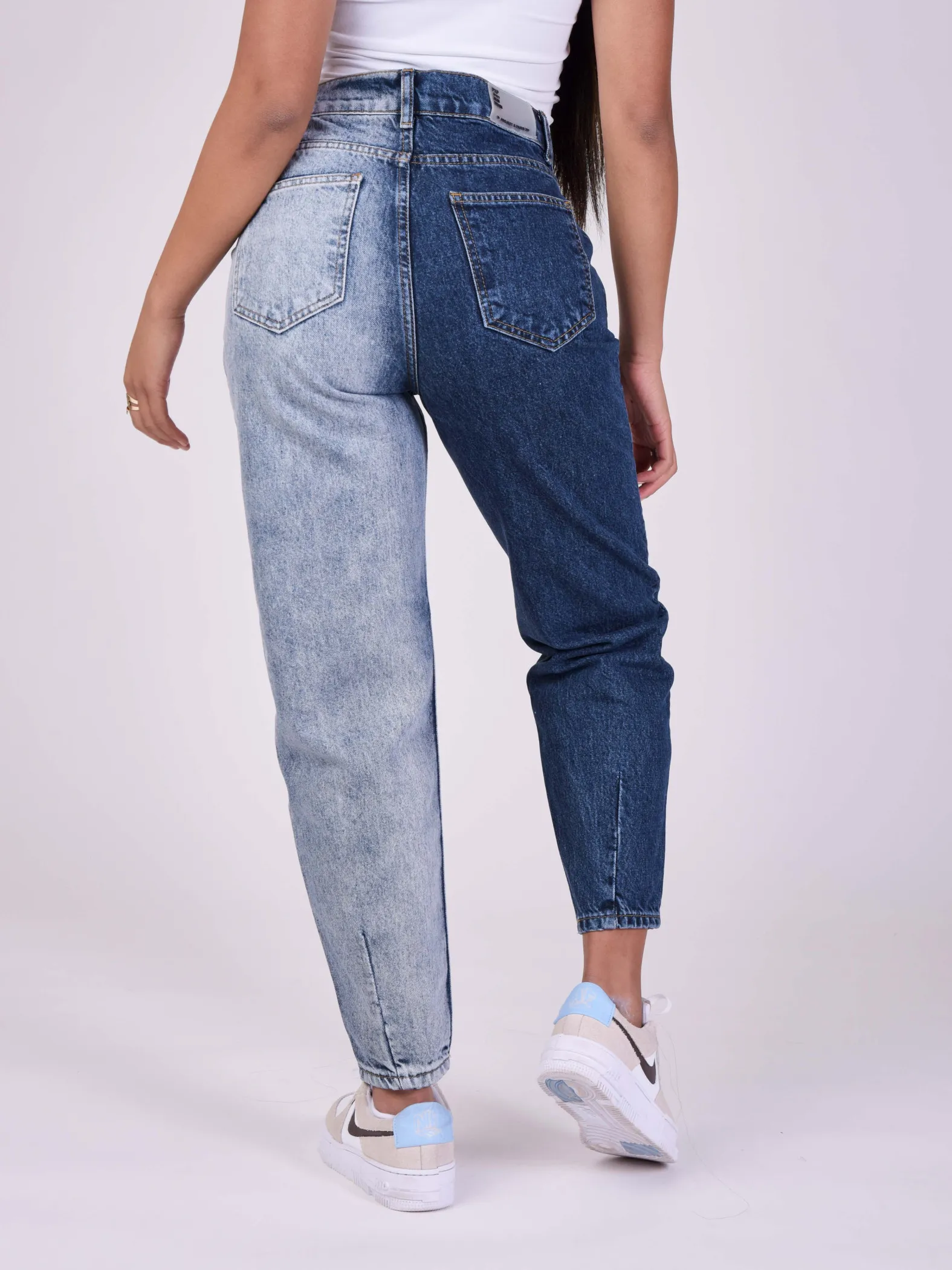 Jeans bicolor