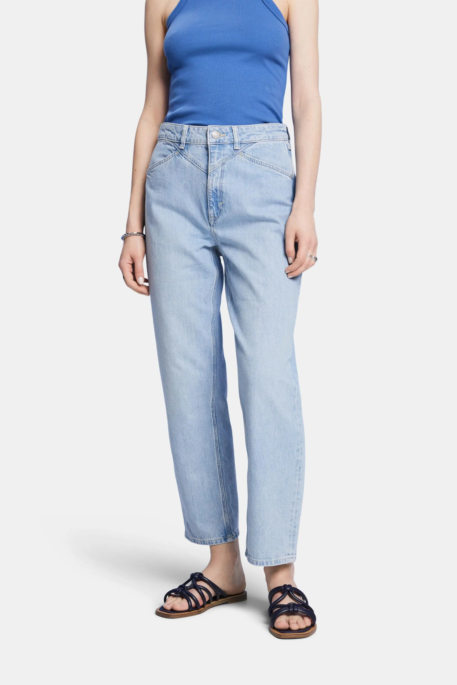 Jeans cropped dad fit