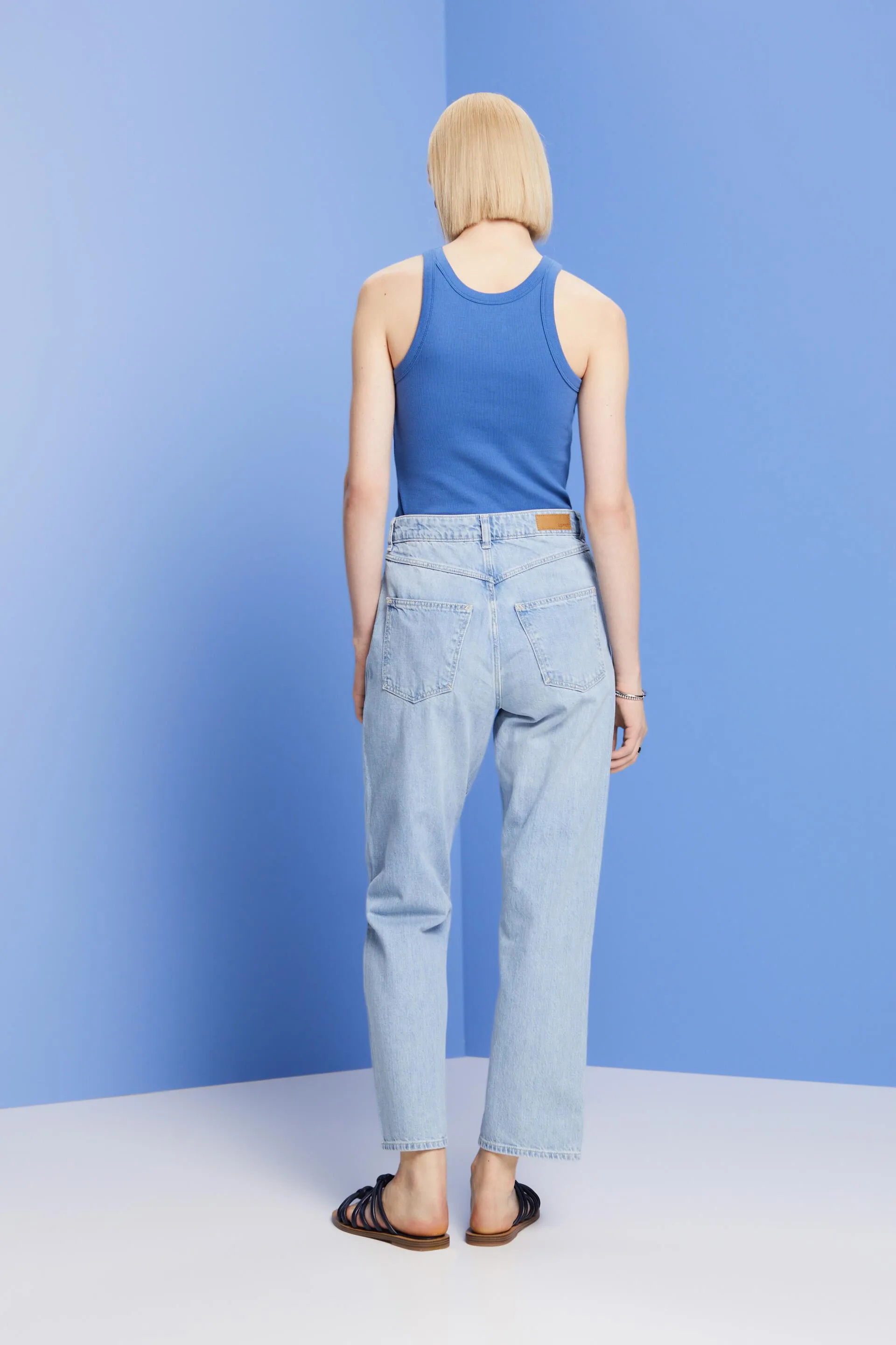 Jeans cropped dad fit