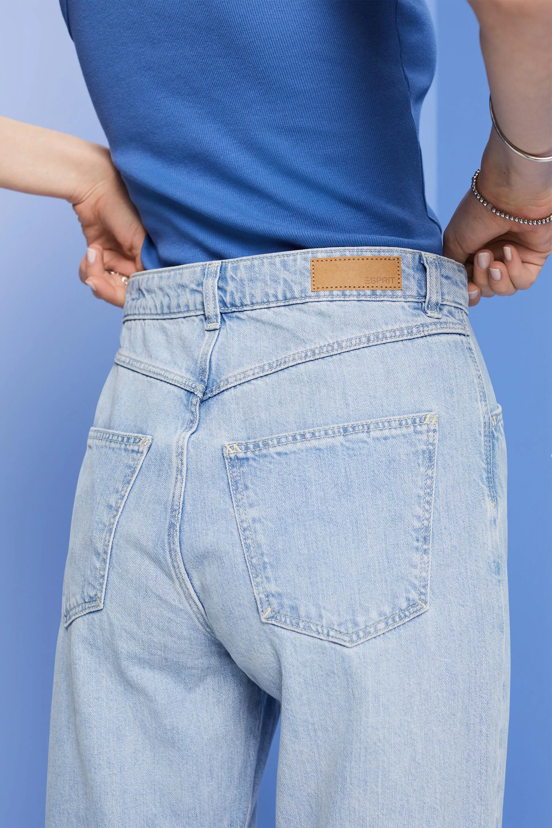 Jeans cropped dad fit