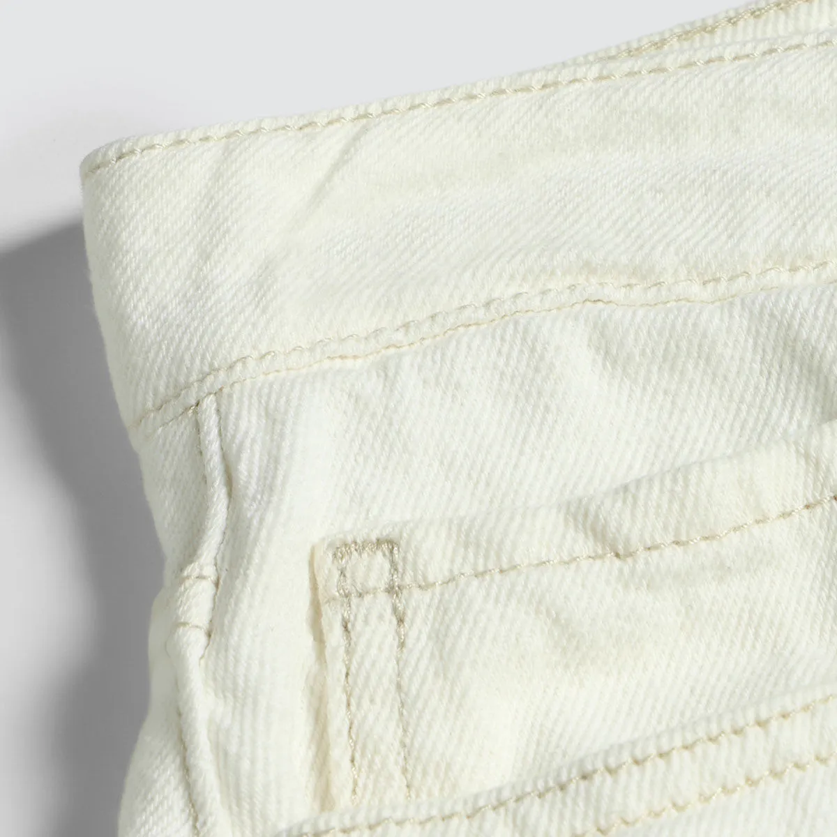 Jeans Culotte Tono Blanco