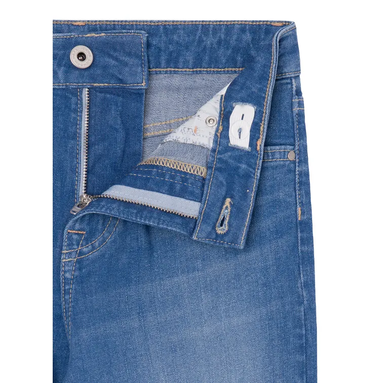 JEANS FIT ANCHO Y TIRO ALTO NIÑA PEPE JEANS