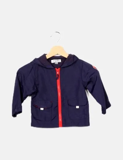 Kiabi Chaqueta azul marina básica
