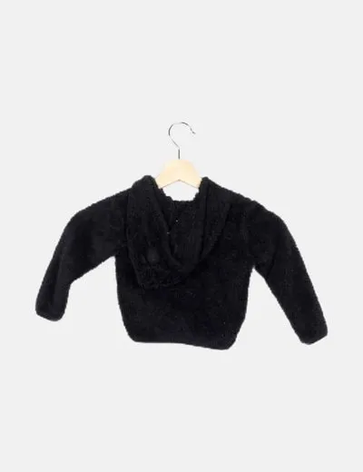 Kiabi Chaqueta negra peluche