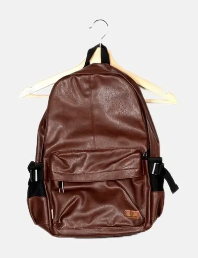 KOolertron Mochila marrón casual