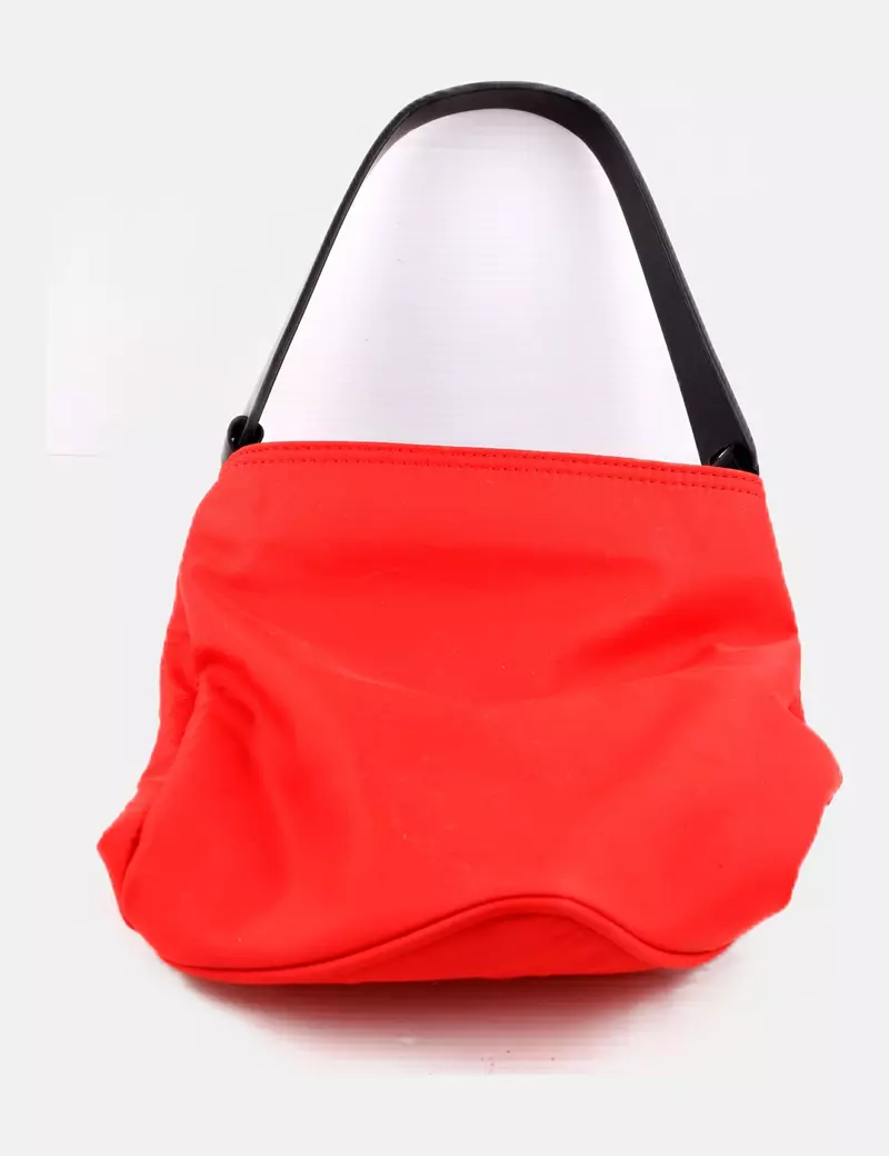 LANCEL Bolso rojo lona