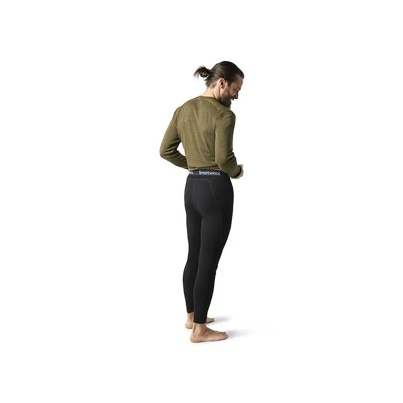Mallas técnicas de hombre Smartwool Classic Thermal Merino (Negro)