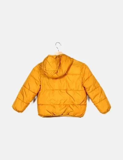 Mango Chaqueta amarilla acolchada