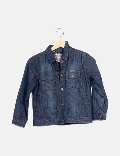Mayoral Chaqueta denim azul marino