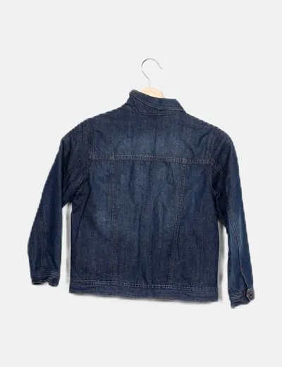 Mayoral Chaqueta denim azul marino