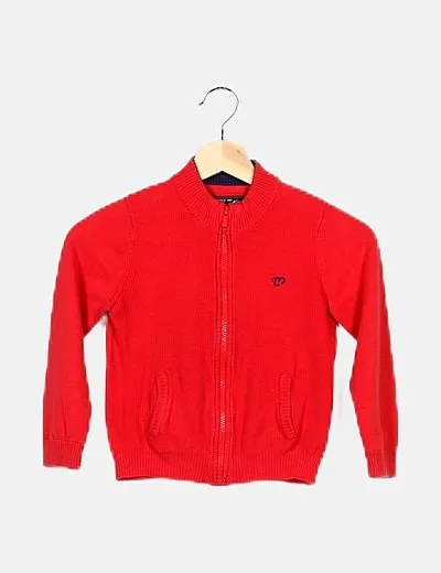 Mayoral Chaqueta punto rojo