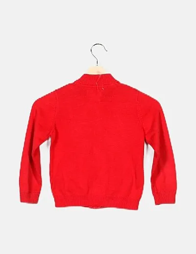 Mayoral Chaqueta punto rojo