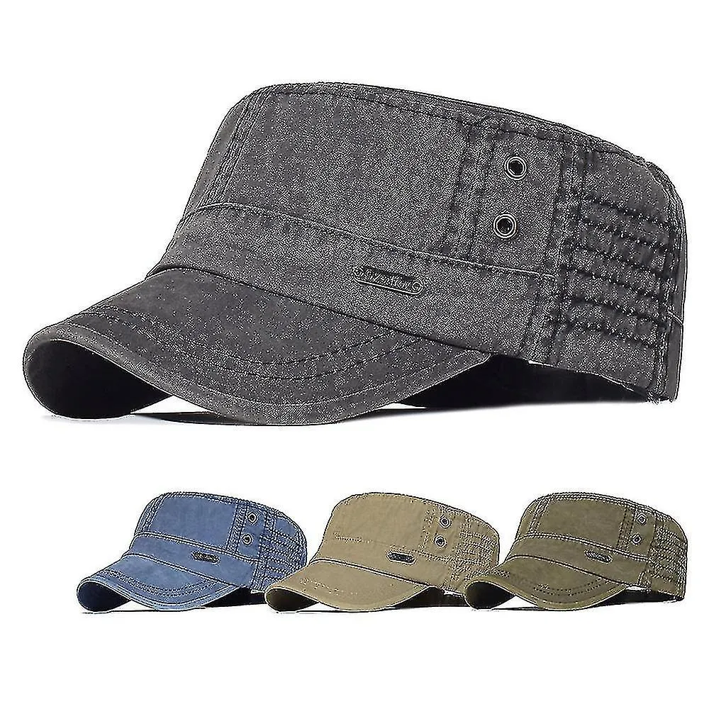 Men's Ar Cap Cadet Hat Trucker Dad Hat Flat Top Adjable Cap