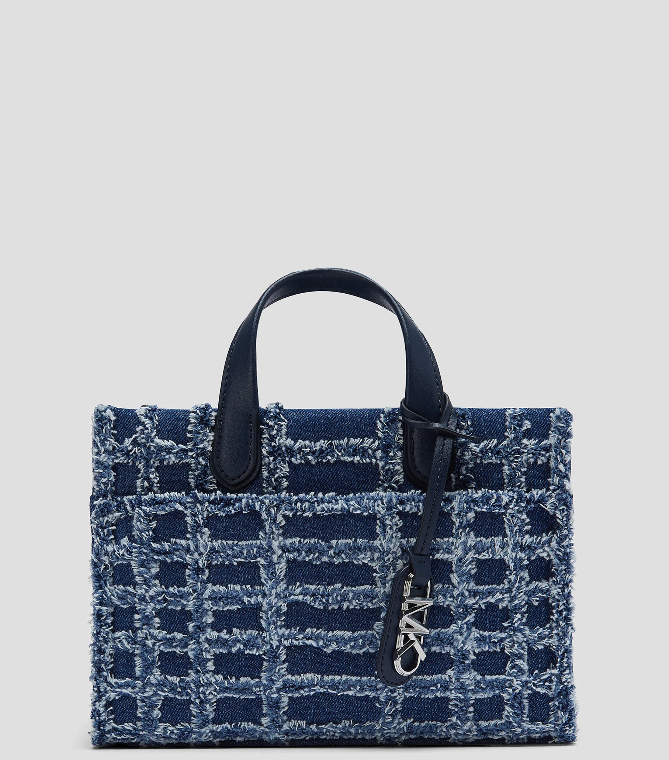 Michael Kors Bolso crossbody Azul con tweed Mujer