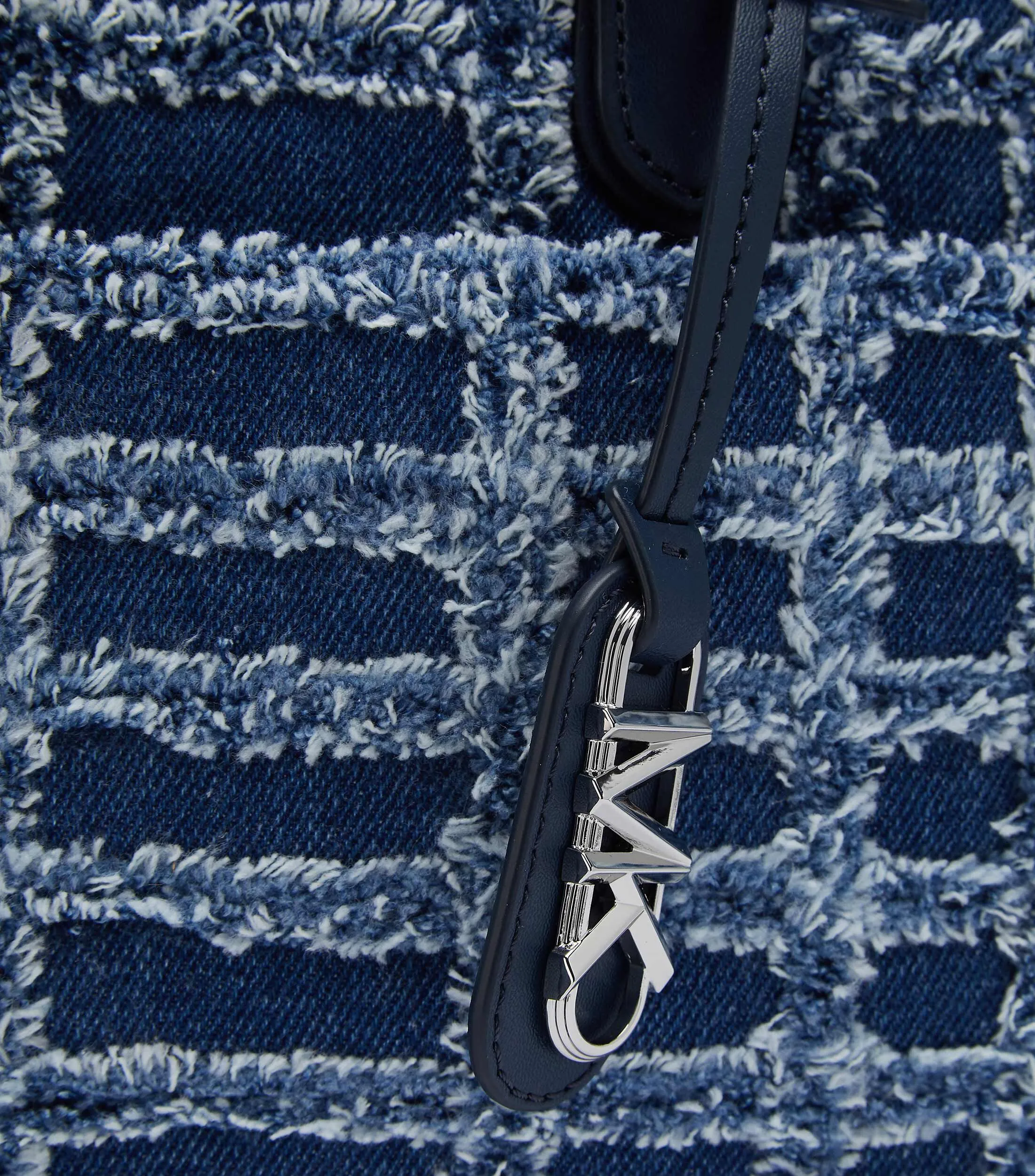 Michael Kors Bolso crossbody Azul con tweed Mujer