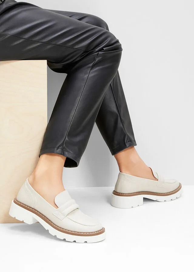 Mocasines Beige