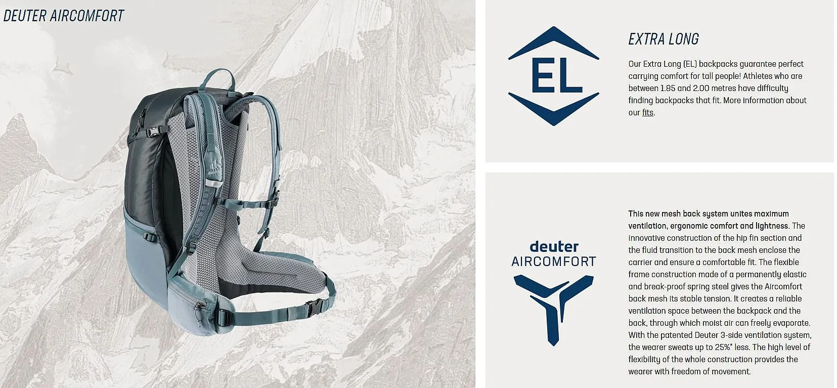 MOCHILA DEUTER FUTURA 29 EL  GRAPHITE/SHALE
