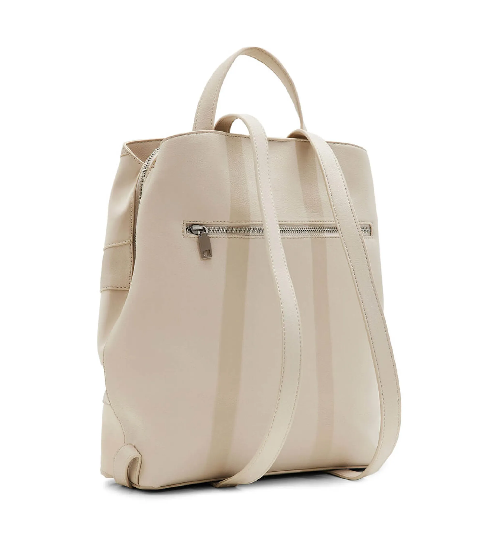 Mochila multiposición patch blanco roto