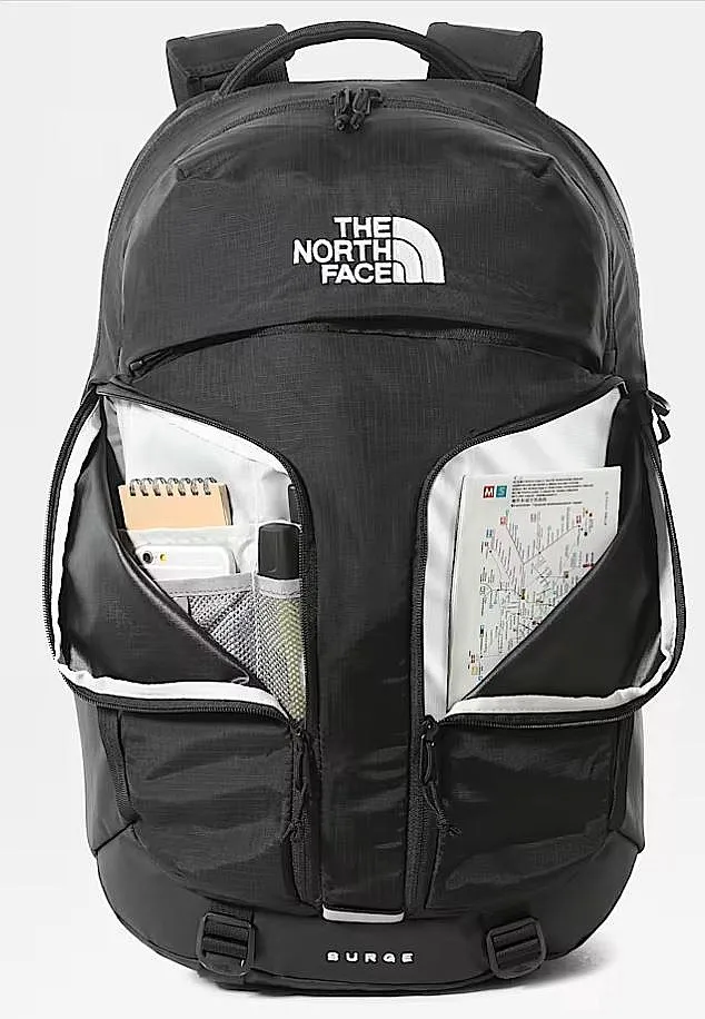MOCHILA THE NORTH FACE SURGE 31  TNF BLACK/TNF BLACK