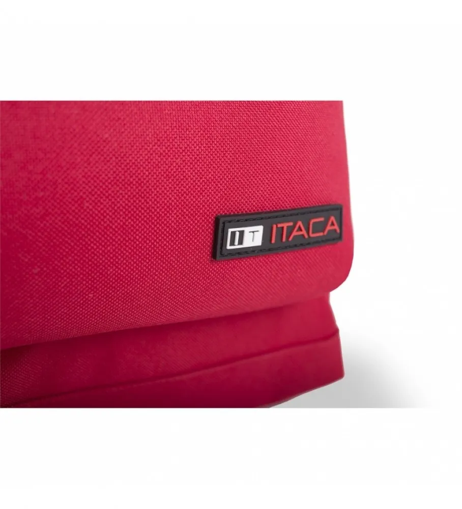 MOCHILA Y PORTATODO ROJO 31X43X14CM