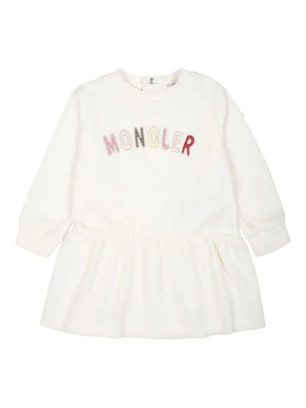 MONCLER VESTIDO CORTO  BLANCO