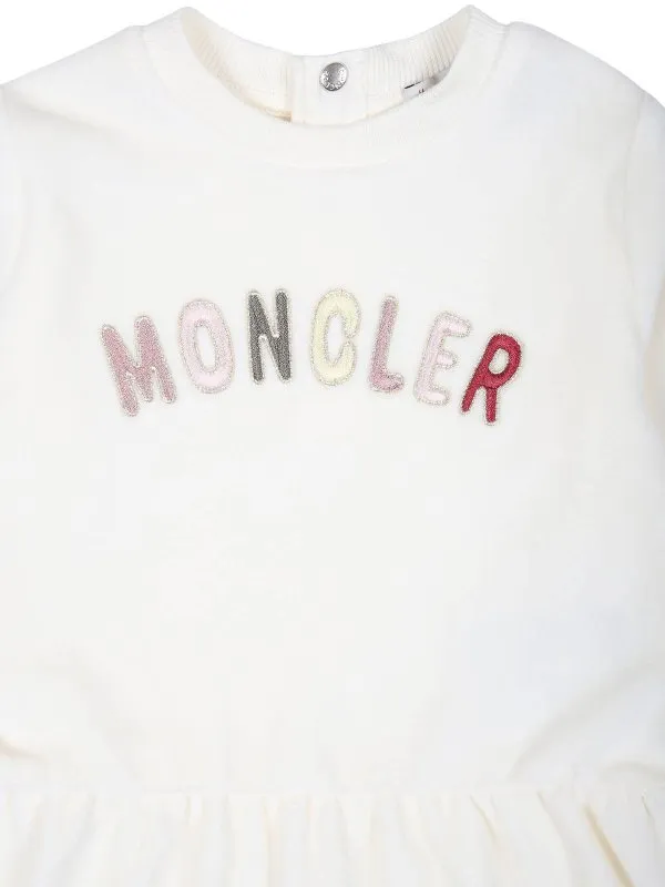 MONCLER VESTIDO CORTO  BLANCO