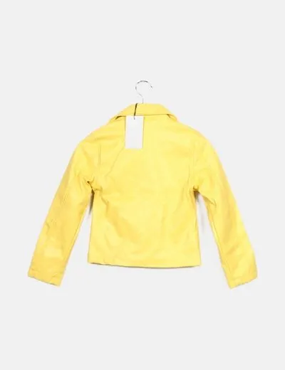 Name it Chaqueta biker amarilla