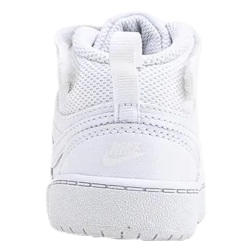 NIKE COURT BOROUGH MID 2 BABY/TODDLER SHOES WHITE/WHITEWHITE