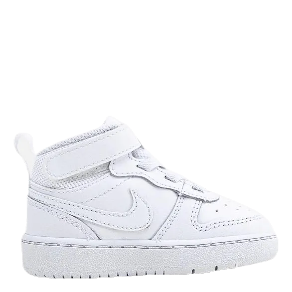 NIKE COURT BOROUGH MID 2 BABY/TODDLER SHOES WHITE/WHITEWHITE