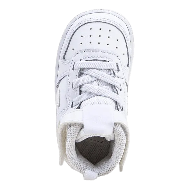 NIKE COURT BOROUGH MID 2 BABY/TODDLER SHOES WHITE/WHITEWHITE