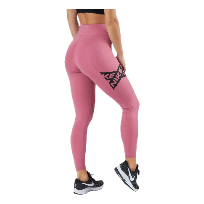 Nike Pro Tight 7/8 Trompe L Black/Red