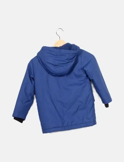 NoName Abrigo azul detalle parche