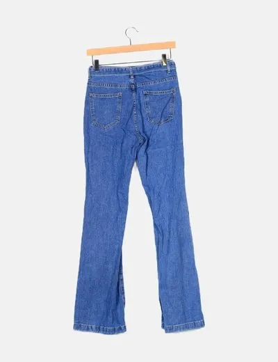 NoName Jeans denim flare azul
