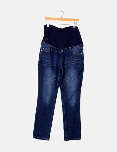 Oh ma! Jeans azul premamá