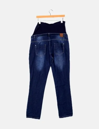 Oh ma! Jeans azul premamá