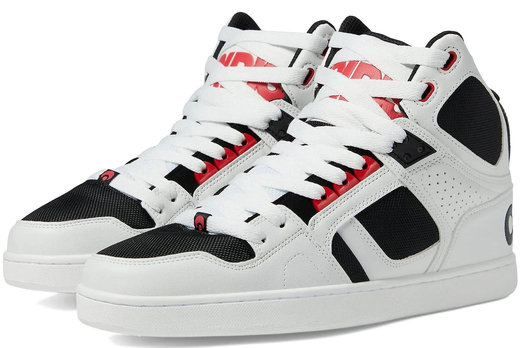 OSIRIS NYC 83 CLK BLANCO ROJO NEGRO HOMBRE HI TOP SKATE TRAINERS9