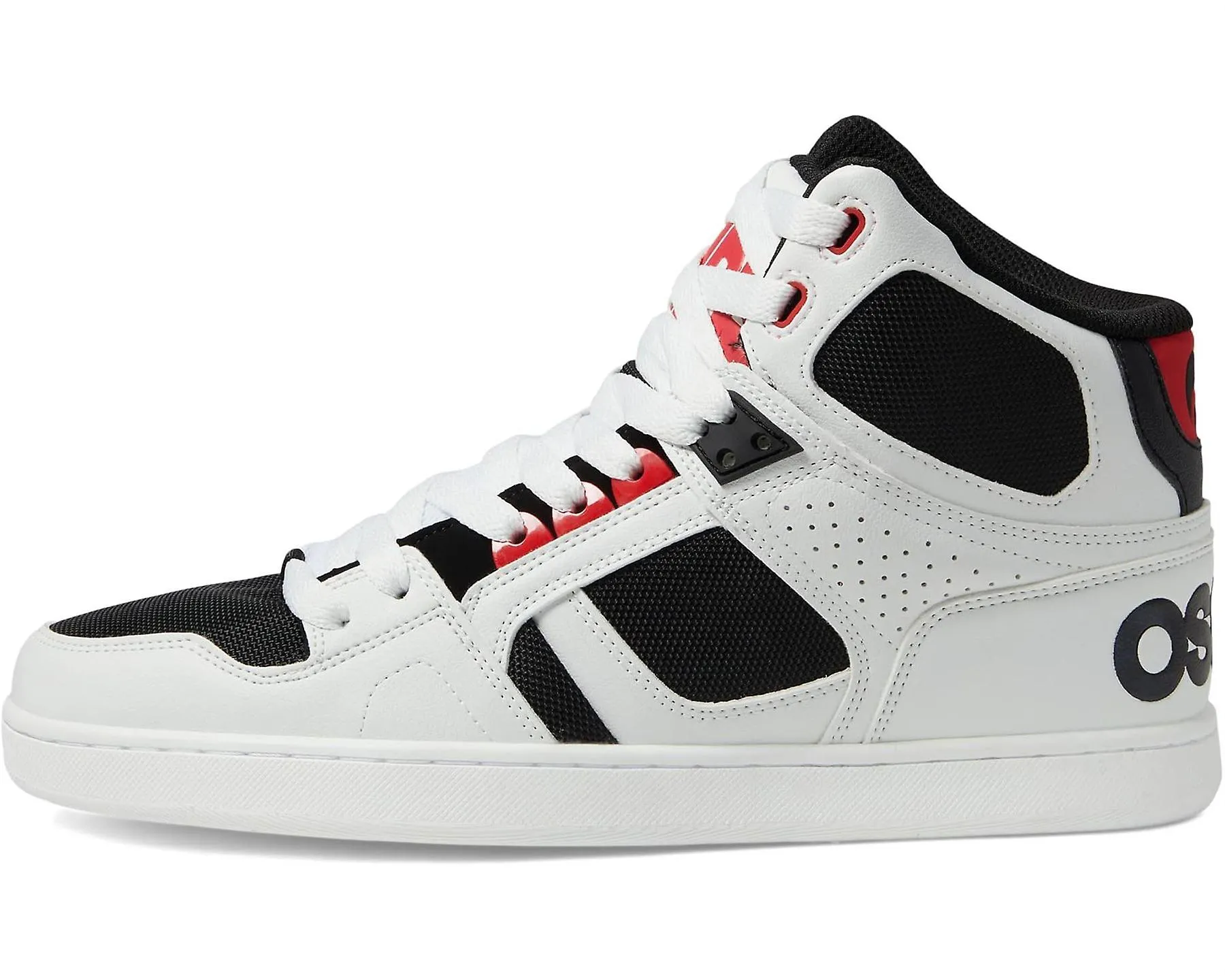 OSIRIS NYC 83 CLK BLANCO ROJO NEGRO HOMBRE HI TOP SKATE TRAINERS9