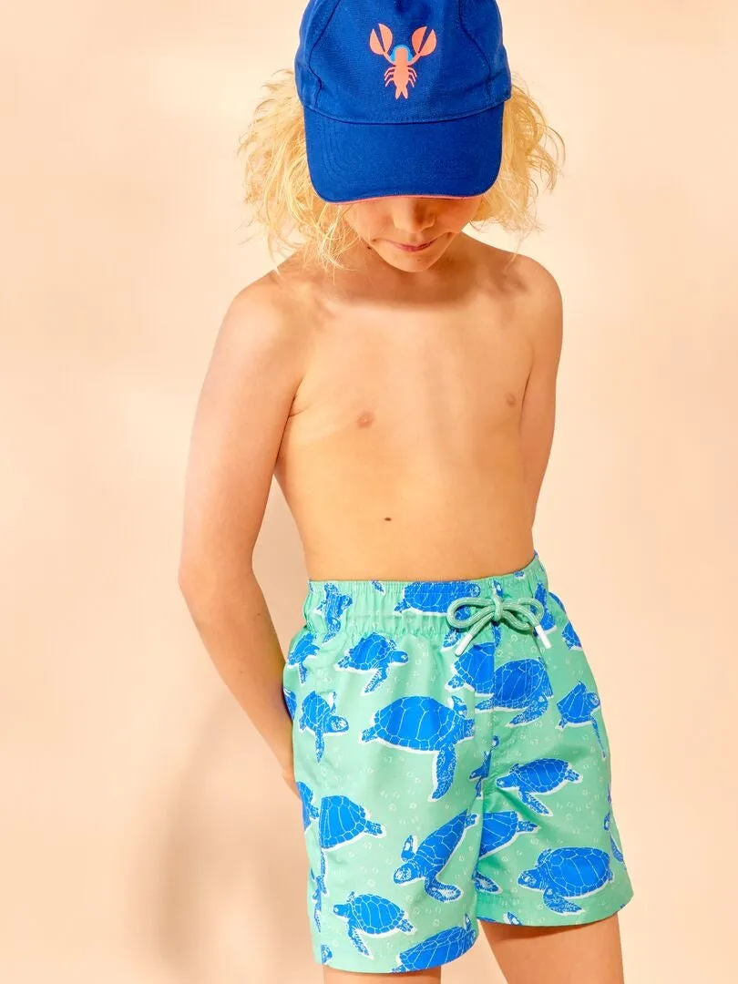 PACK 1 GORRO BUCKET + 1 GORRA ESTAMPADA  AZUL