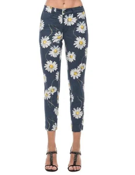 pantalon s.o.s. jeans  estampado margaritas
