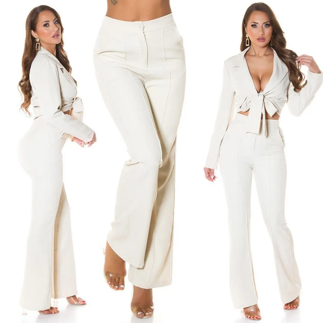 Pantalones acampandos de Talle alto 