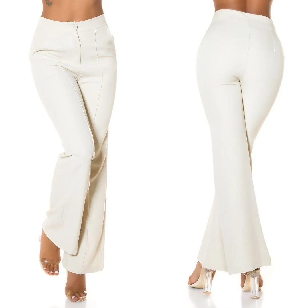 Pantalones acampandos de Talle alto 