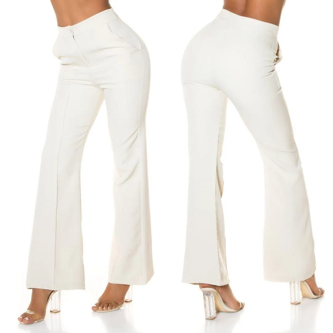 Pantalones acampandos de Talle alto 