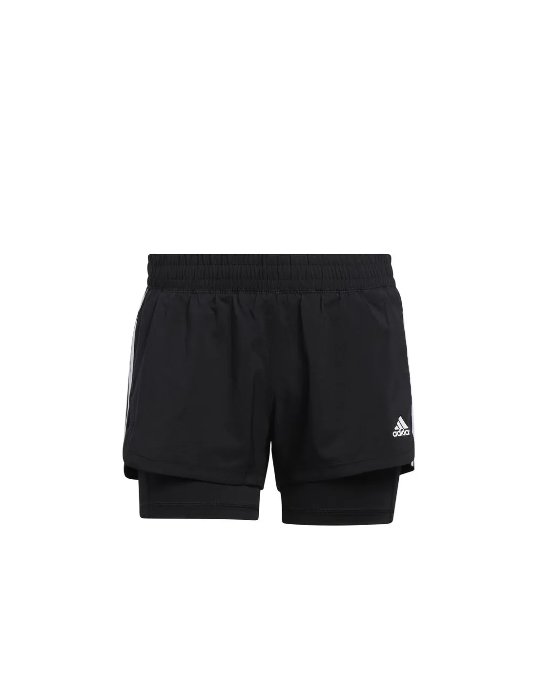 Pantalones adidas Woven Pacer 2in1 W Negro