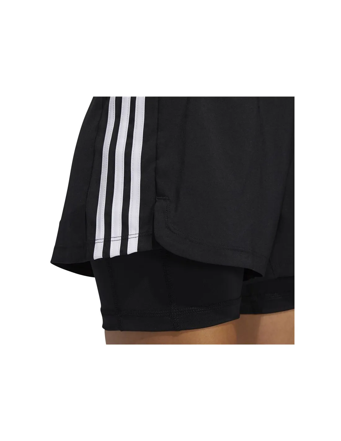 Pantalones adidas Woven Pacer 2in1 W Negro
