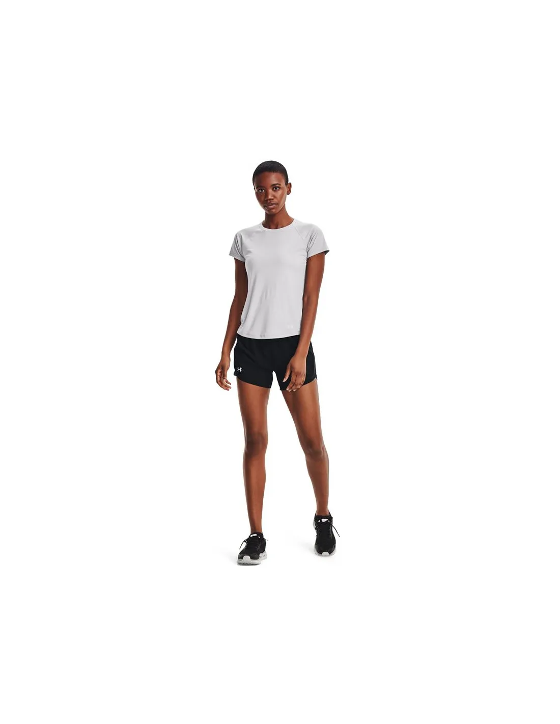PANTALONES CORTOS UNDER ARMOUR FLYBY 2.0 MUJER BK