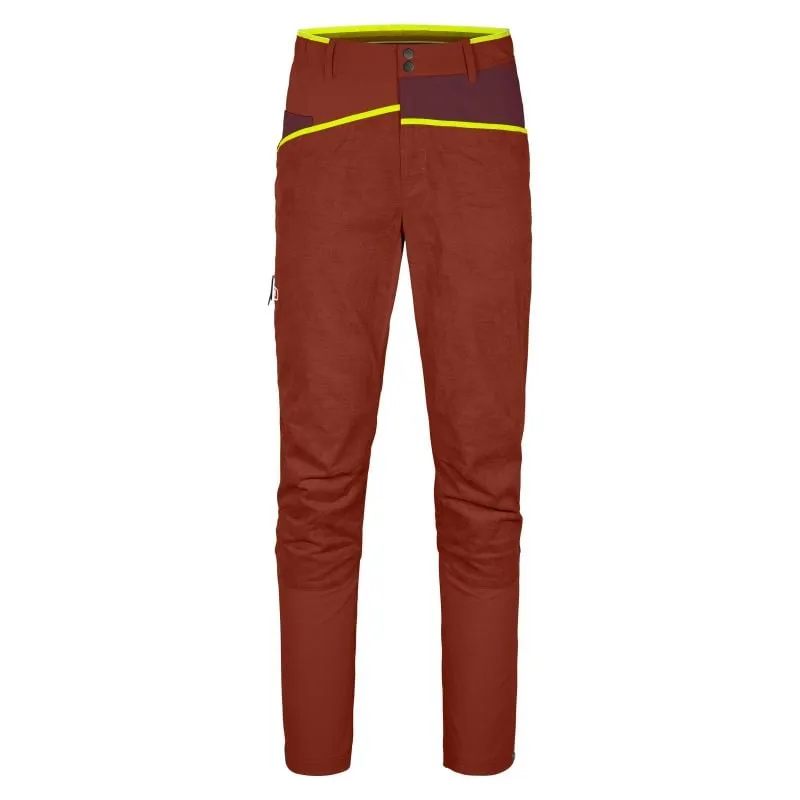 Pantalones de escalada Ortovox Pantalones Casale (naranja arcilla) hombre