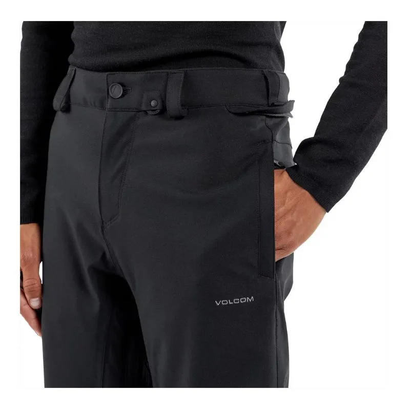 Pantalones de snowboard para hombre Volcom Freakin Snow Chino (NEGRO)