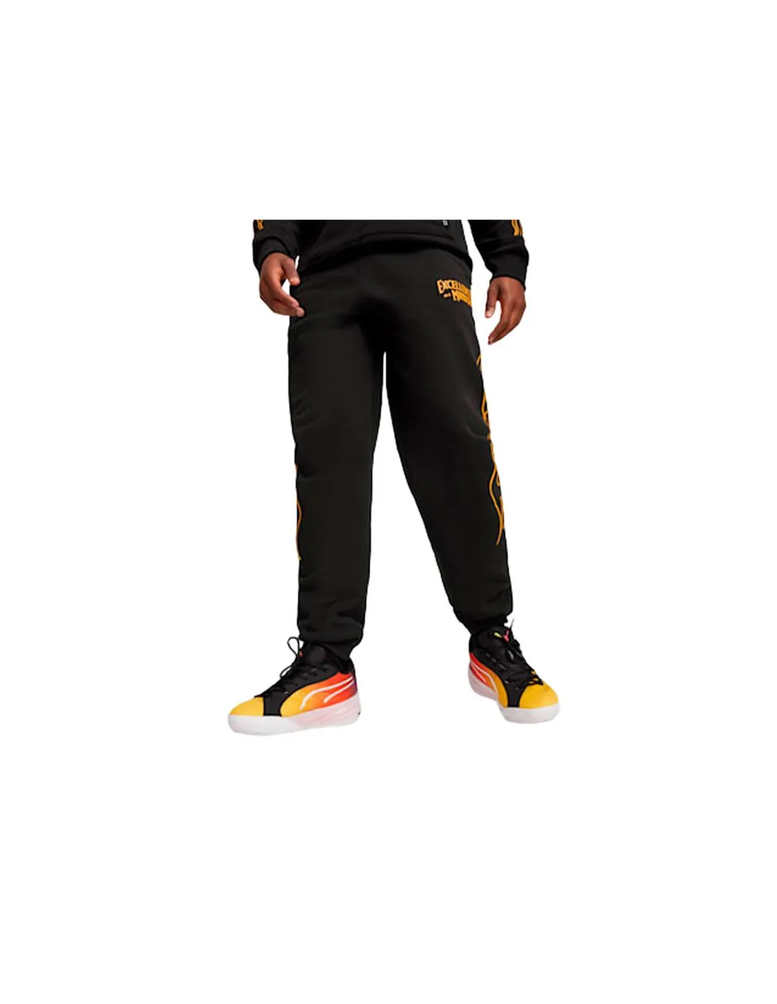 Pantalones Puma Caution Hombre Negro