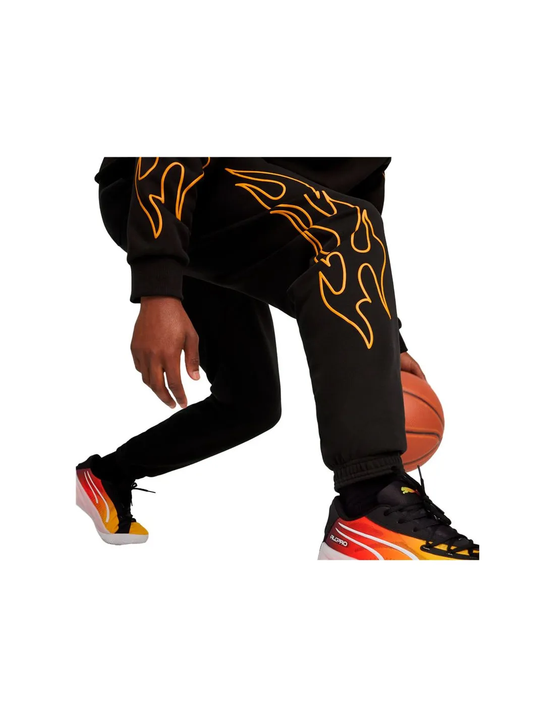 Pantalones Puma Caution Hombre Negro